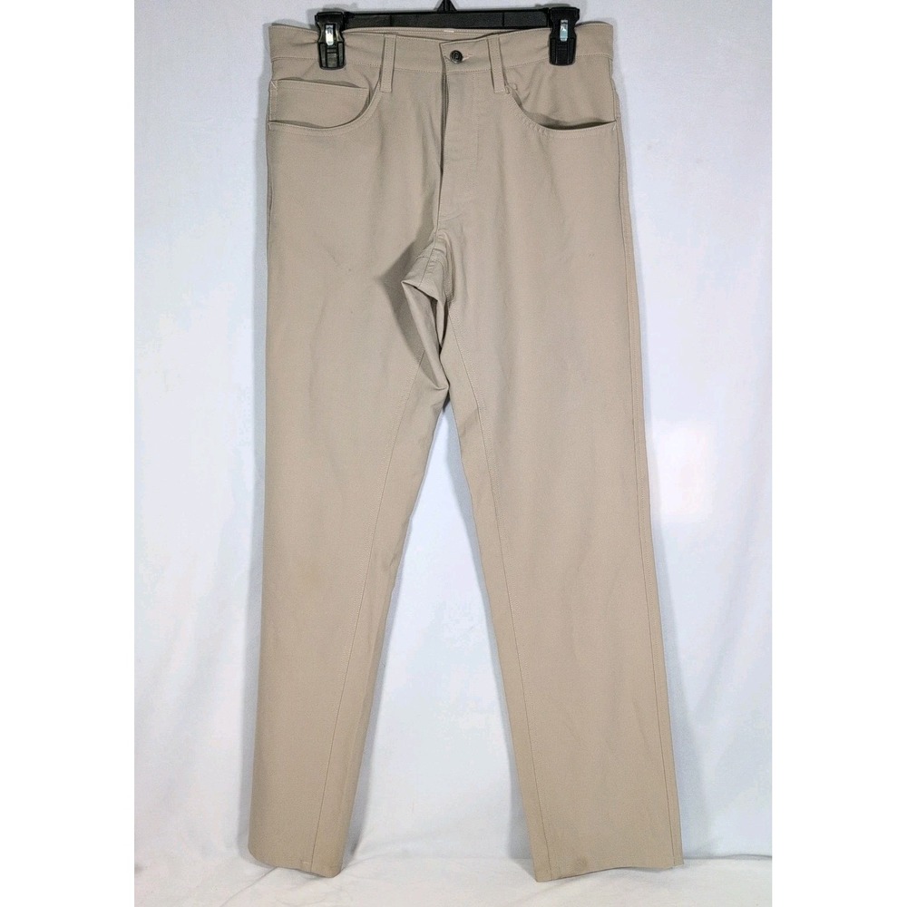 Footjoy Athletic Fit Performance Golf Pants Mens 30x32 Khaki Stretch